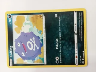 Carta Pokémon Koffing 70 PS CARTA ORIGINAL