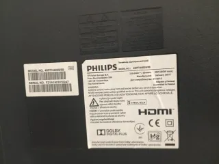 Televisión Philips Negra