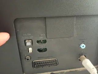 Televisión Philips Negra