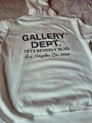 Gallery Dept. Sudadera Blanca Básica Talla S