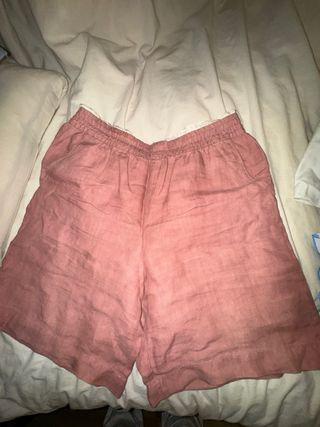 Blusa H&M Beige y Roja Talla S