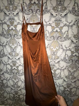 Blusa H&M Beige y Roja Talla S