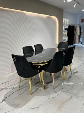 Mesa y 6 Sillas Turcas