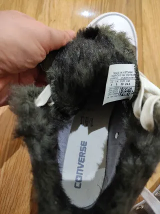 Converse Botas Forradas Invierno Gris.