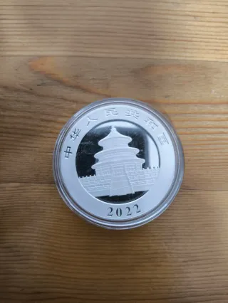 Moneda Panda 30g .999 Plata 10 Yuan