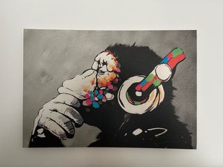 Cuadro Banksy - Dj Mono - 65x45