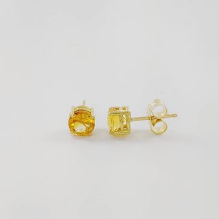 Pendientes Oro 18k Citrino