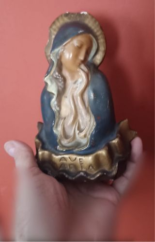 Figura de yeso Ave Maria