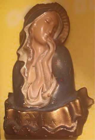 Figura de yeso Ave Maria