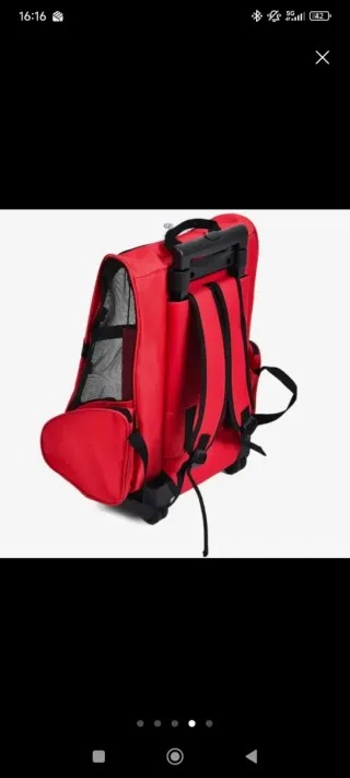 Bolso transportín para mascotas con ruedas