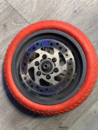 Rueda patinete eléctrico con disco freno