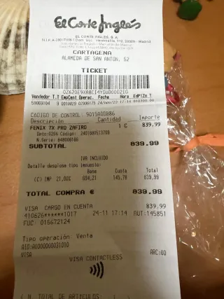 Reloj Garmin Fenix 7X Pro Sapphire Solar