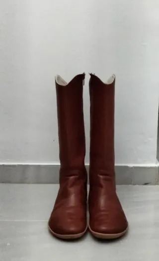 Botas altas mujer barefoot marrones