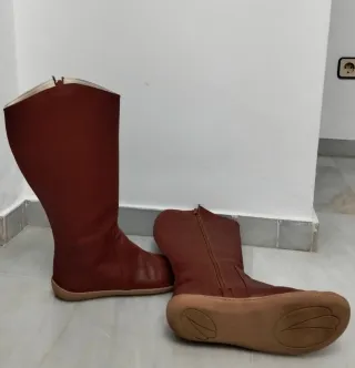 Botas altas mujer barefoot marrones