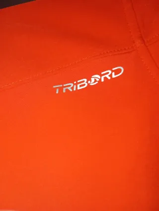 Chaqueta cortavientos naranja Tribord