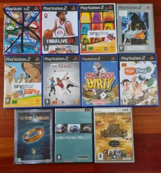 Videojuegos PS2 y PC: Lote Variado