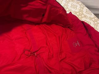 Chaqueta Superdry Train Boxy Puffer Mujer Roja