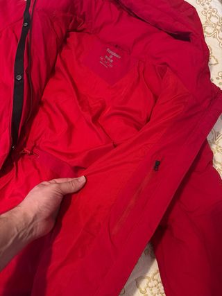 Chaqueta Superdry Train Boxy Puffer Mujer Roja