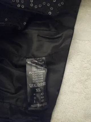 Chaleco lentejuelas By Genesy Talla M