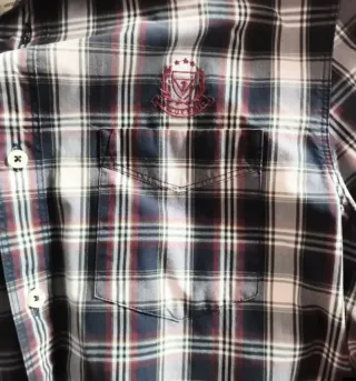 Camisa Guess Cuadros con Parches
