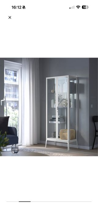Vitrina Ikea Cristal Blanca