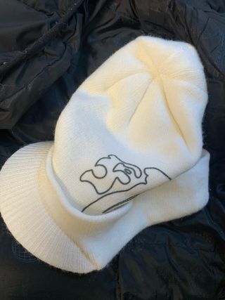 Gorro Londslade lana con visera blanco