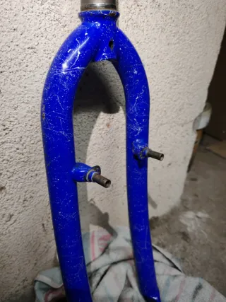 Horquilla Acero 26" 1-1/8 Azul