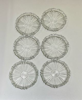 6 Sottobicchieri Cristallo