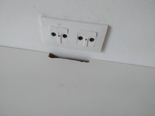 Mueble TV modular blanco y negro