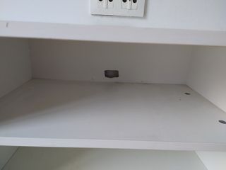 Mueble TV modular blanco y negro