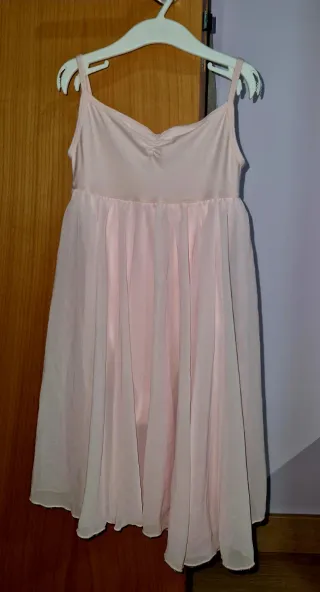 Maillot ballet niña rosa 10años