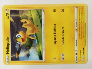 Carta original Pokémon Helioptile Básico PS70