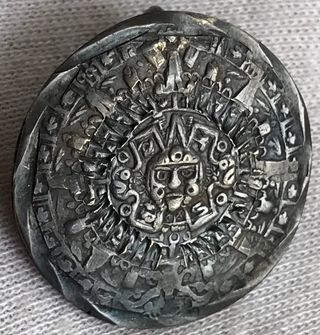 Pin Plata Ley México Azteca + Regalo