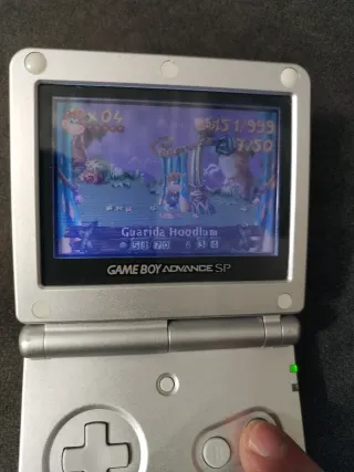 Nintendo Game Boy Advance SP Plata
