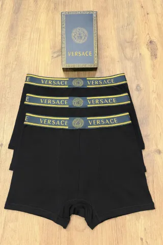 Boxers Versace Hombre Negro Pack 3 Tallas M a XXL