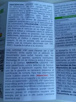 Baliza V16 ledOne DGT