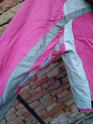 Giubbotto sci Colmar vintage rosa con cappuccio taglia 46