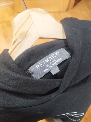 Sudadera con capucha y bloques de color