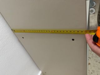 Mesita de noche beige madera