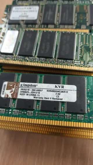 Lote 33 RAMs DDR2 PC2 240 pines Kingston y OEM