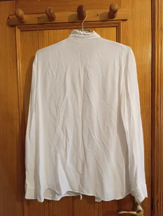 Camisa Massimo Dutti Blanca Talla XS