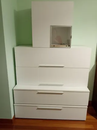 Mueble modular blanco