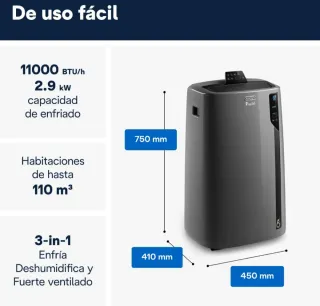 Aire Acondicionado DeLonghi PACEL112
