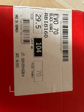 Botas Esquí Rossignol Evo 70 Black Khaki (T. 29,5)