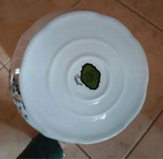 Portabiscotti Limoges originale con rose