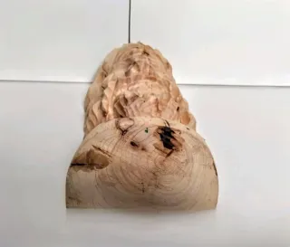 Testa Polifemo Legno Scultura
