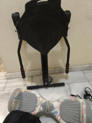 Hoverboard con asiento kart, funda y cargador