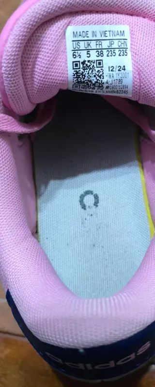 Scarpe Adidas rosa taglia 38