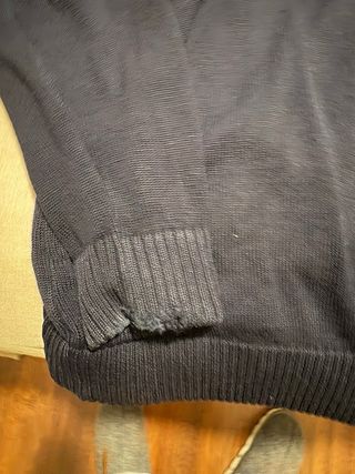 Chaqueta Paul & Shark Azul Marino y piel de ante