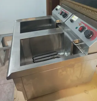 Freidora eléctrica Doble EUTRON EF-162V 16+16L